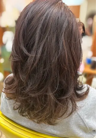 ロング パーマ タニモト ミユキのヘアスタイル