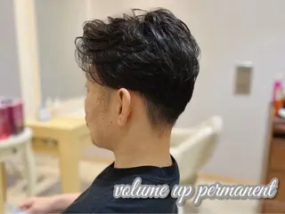 ショート パーマ メンズ Ash宮前平店 鈴木和也のヘアスタイル