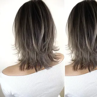 ミディアム 可児 令路のヘアスタイル