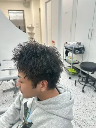 メンズ メンズ専門/パーマ 特化/栄/北出瑞貴のヘアスタイル