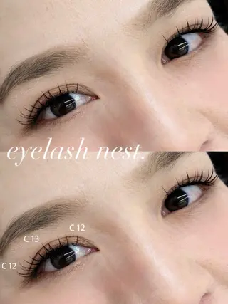 マツエク・マツパ intime内nest.所属・🤍nest. エリ🤍のマツエク・マツパデザイン