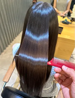 セミロング 彼ウケ抜群🎀垢抜け 艶暗髪🪞一輝のヘアスタイル