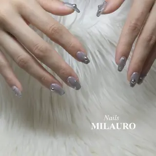 ネイル Nails MILAURO所属・MIYUKI /大人シンプルネイルのネイルデザイン