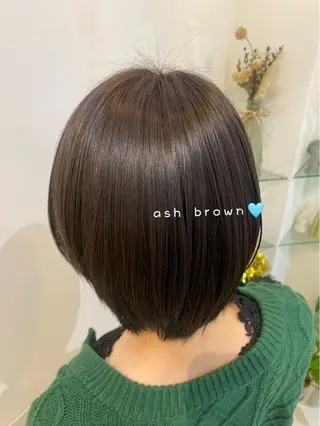 カラー 透明感カラー🧁🩰 🫧仲松良菜🎀のヘアスタイル