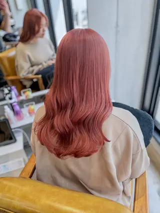 セミロング カラー ルーツカラー/ デザインカラー/井川のヘアスタイル