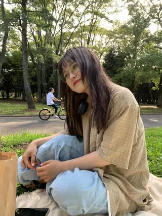 ロング 加藤木麻彩 NEROのヘアスタイル