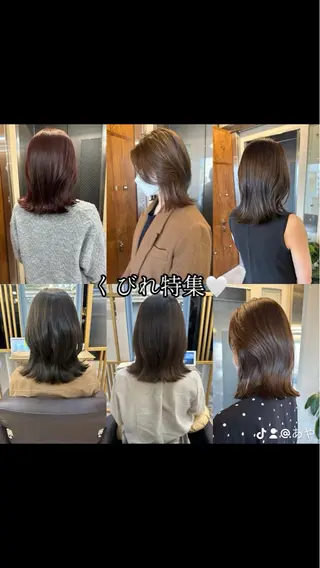 ミディアム 鎌倉 彩のヘアスタイル