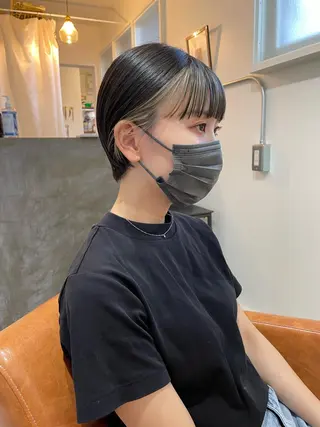 ショート カラー spooopy所属・🕊大垣 めぐみ🕊のヘアスタイル