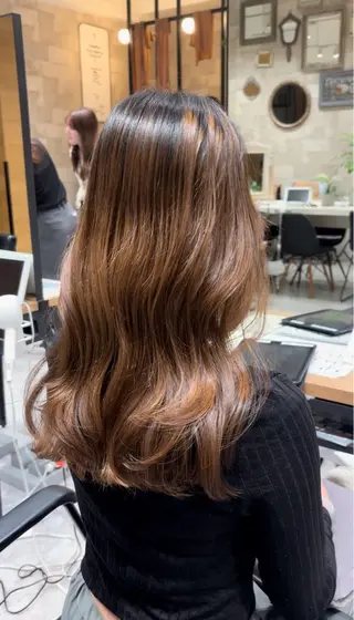 ロング The C 表参道所属・小顔ショートパーマ TheC西野瑛斗のヘアスタイル