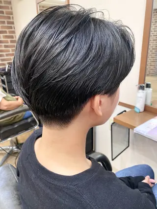 ショート 國分 伸也のヘアスタイル