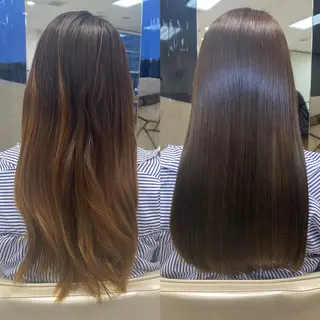 ロング Rinka🌷🩶 韓国艶カラー/まつパのマツエク・マツパデザイン