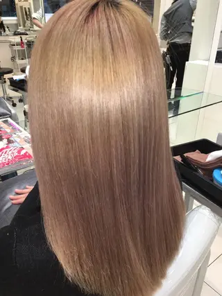 ロング パーマ 縮毛矯正/髪質改善/ ブリーチ/東陽町✨のヘアスタイル