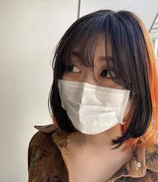 ミディアム カラー 229所属・maki @pullnocのヘアスタイル