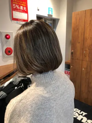 ショート カラー レイヤー,ボブ / 彩未のヘアスタイル