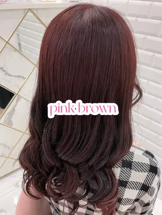 ロング ガーリーカラー🩷 ユウ🍓💞のヘアスタイル