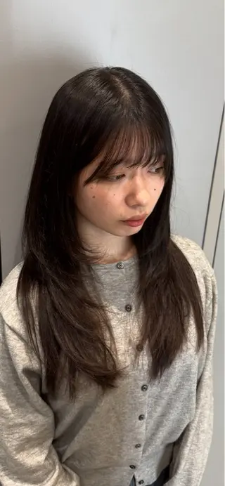 セミロング 保坂 瞭のヘアスタイル