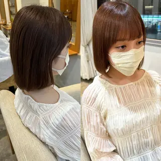 ショート ブリーチ縮毛矯正 齊藤翔太のヘアスタイル