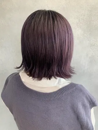ミディアム Un Fleur所属・立野 希沙のヘアスタイル