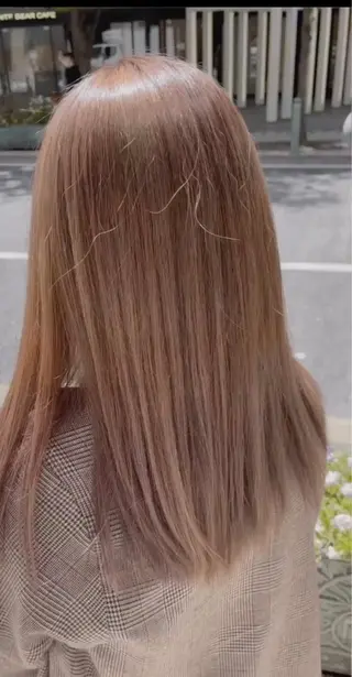 ロング カラー little×PORTO 元町店所属・藤本 あさひのヘアスタイル