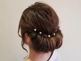 ロング ヘアアレンジ 蓑輪 暁世のヘアスタイル