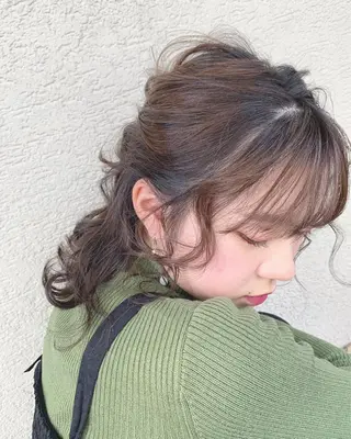 ミディアム ヘアアレンジ flocci🌙 フロクシのヘアスタイル