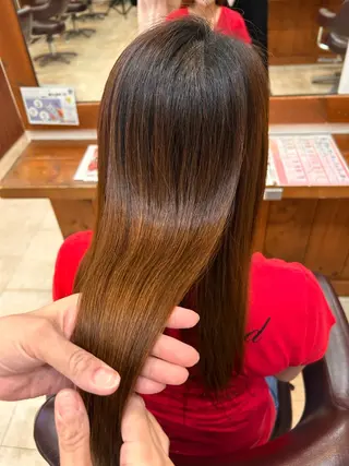 ロング 艶髪カラー┊︎ レイヤーボブ🍀きりのヘアスタイル