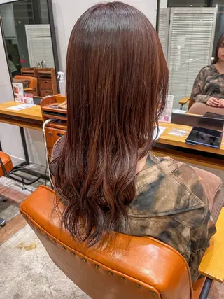 ロング カラー 透明感寒色 カラー/さとゆな💛のヘアスタイル