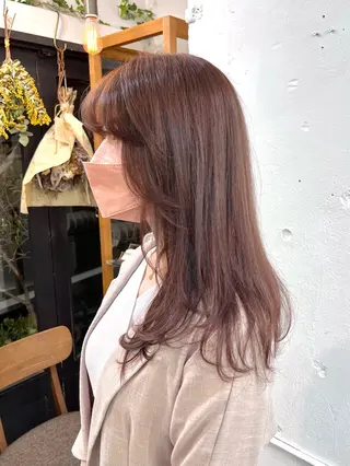 ロング カラー 木村陸弥 似合わせ 透明感カラー🌿のヘアスタイル