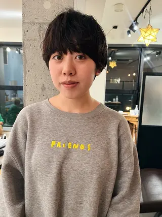 ショート 暖色/パーマ 🌼クニトウメイのヘアスタイル