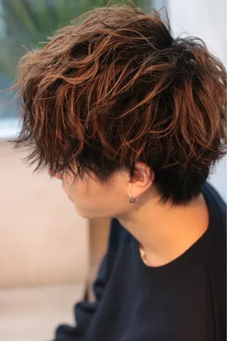 ショート メンズ 🌞メンズパーマ ONOE💈のヘアスタイル