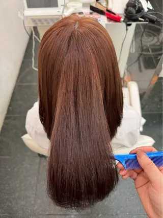 カラー 🍀癒しヘッドスパ付 💚真凜のヘアスタイル