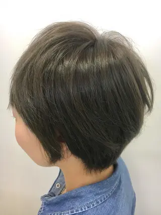 ショート カラー 永井 大希のヘアスタイル