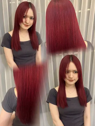 セミロング カラー ROVER所属・美咲🤎 /艶カラー /ハイライトカラーのヘアスタイル