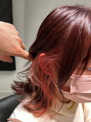 ミディアム 加藤 優眞のヘアスタイル