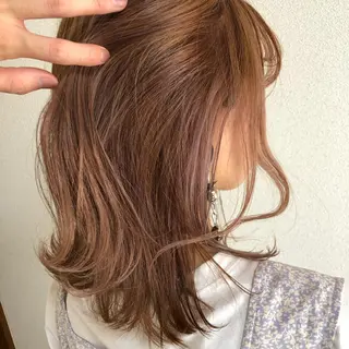 ミディアム カラー 🌈本物の髪質改善 森田涼平のヘアスタイル