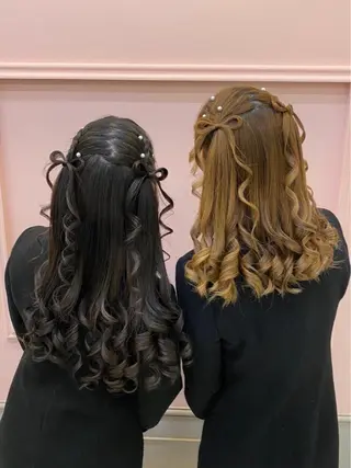 ロング ヘアアレンジ lien ヒジリのヘアスタイル