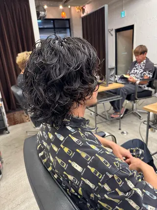ミディアム パーマ メンズ 💈メンズ特化💈 TASUKUのヘアスタイル
