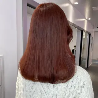 ミディアム カラー Je suis heureuse Miel所属・🐩艶カラー/ chisato🌙のヘアスタイル