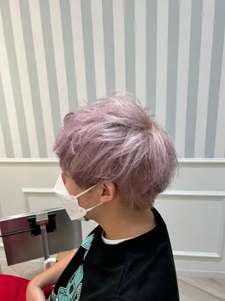 ミディアム カラー メンズ ✨ダメージを感じない 美髪ヘア✨　野口春貴のヘアスタイル