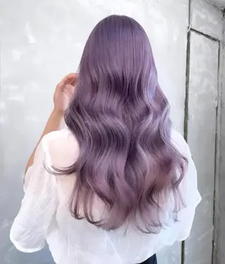 ロング カラー 🌈カラーとエクステ 🌟エクステのヘアスタイル