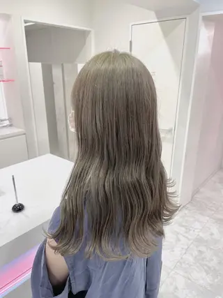 ロング 💍大人デザイン /ハイトーン♡リクトのヘアスタイル