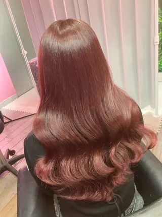 ロング hair gallery glass所属・すえつな しんのすけのヘアスタイル