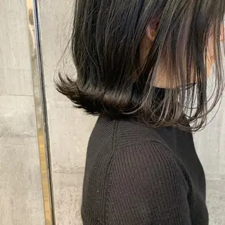 ミディアム カラー ﾊｲﾄｰﾝ/ｼｮｰﾄ 村上淳乃🐥のヘアスタイル