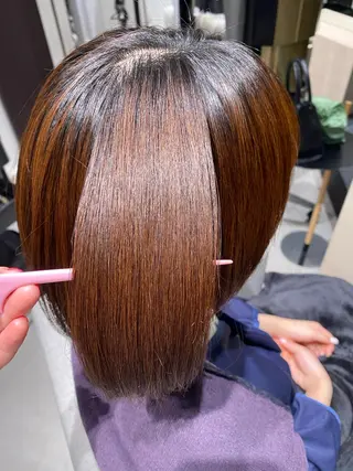 ショート パーマ 銀座/髪質改善/韓国 カラー🍓原田侑依のヘアスタイル