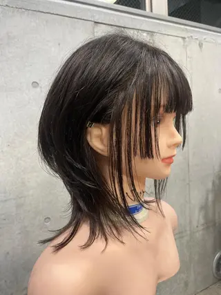 ミディアム CHAINON 表参道所属・MAHO ハッシュのヘアスタイル