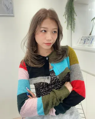 ミディアム カラー 卒業式ヘアセット🎀 ヘアアレンジのヘアスタイル