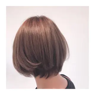 ショート カラー 30代からの大人 ショートのヘアスタイル