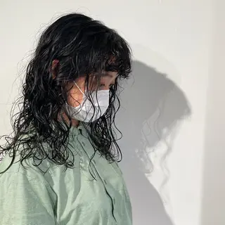 ロング パーマ 実力派スタイリストの 完全無料パーマのヘアスタイル