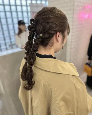 ヘアアレンジ 梅田/美髪カラー/ ガーリー🎀/Noeのヘアスタイル