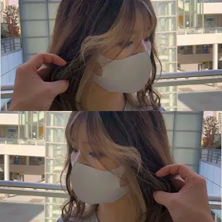 ロング カラー ヘアアレンジ 美容室sand 横浜のヘアスタイル